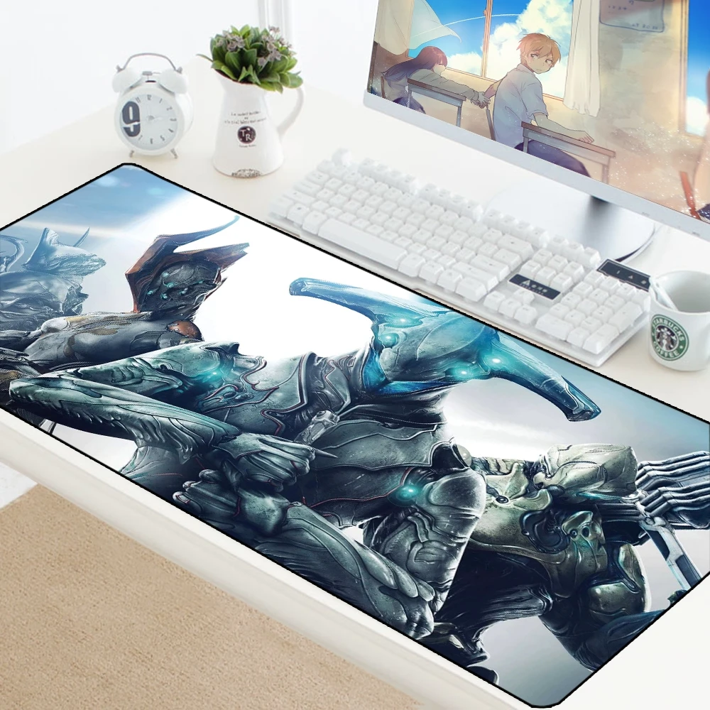 Warframe Mousepad Gaming Mouse Pad big Gamer Mat Boy Gift Game Computer Desk Padmouse Desktop Acces
