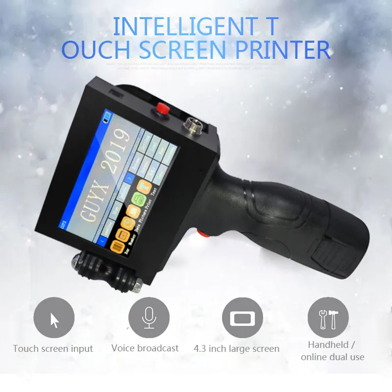 

Smart Handheld Inkjet Printer Small Automatic Laser Coder Production Date Price Label Inkjet Coder Coder