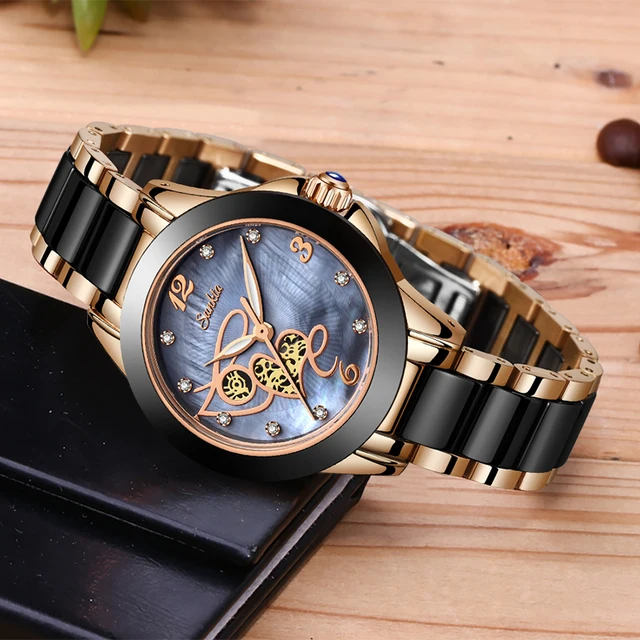 2021 Watches Women s Luxury Brand SUNKTA Woman Clock Quartz Wristwatch Fashion Ladies Wristwatch Reloj Mujer