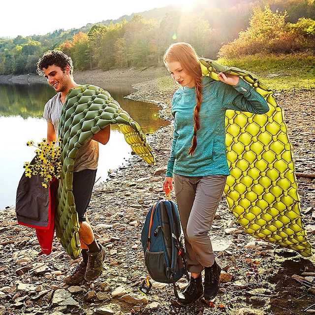 Accesorios de mochila, colchoneta plegable para acampar, colchón de aire,  Picnic, colchonetas para dormir, viajes al