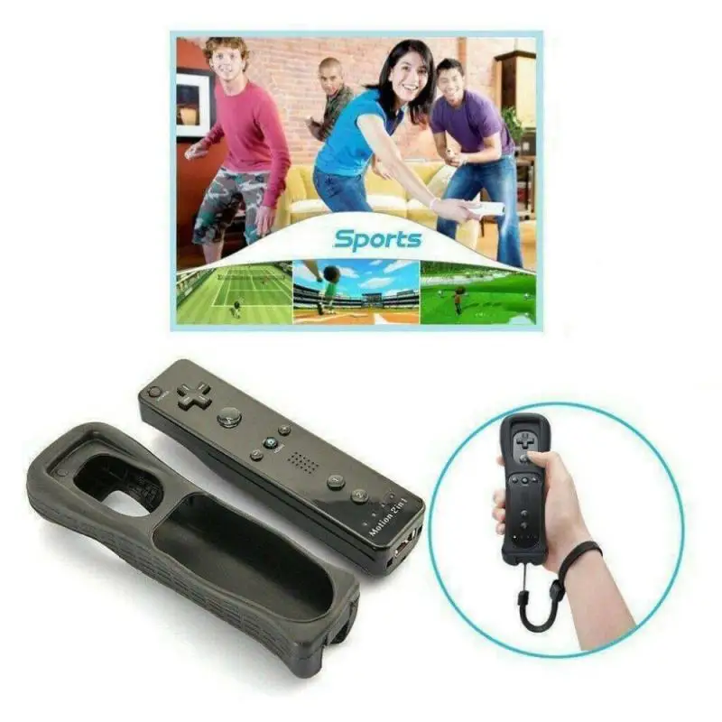 2 In1 Wireless Remote Gamepad Controller Built-in Motion Plus For Wii /wii U For Nin Tend Wii U Remote Controle Joystick Joypad