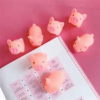 

1pc Cute Pig Toy Squishy Kawaii Animal Rubber Pigs Squeeze Anti Stress Toys for Children Kids Birthday Party Gift