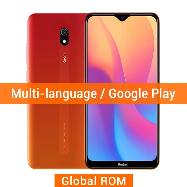 Xiaomi Redmi 8A с глобальной прошивкой, 3 Гб ОЗУ, 32 Гб ПЗУ, 8 A, 5000 мА/ч, Восьмиядерный процессор Snapdargon 439, камера заднего вида 12 Мп, type-C, мобильный телефон - Цвет: Global ROM Orange