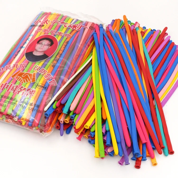 

Шары из латекса, в форме 260, 200 шт./пакет