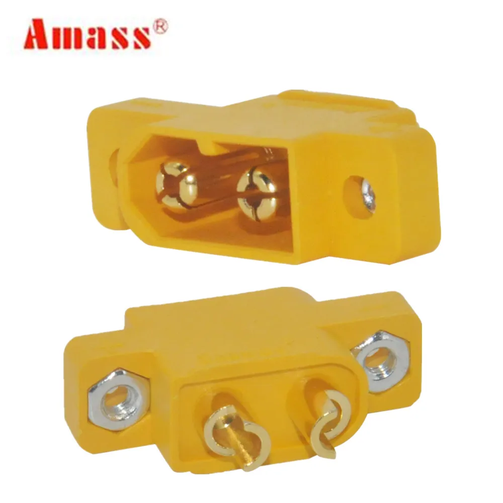 

AMASS XT60E-M Connector Plug PV Racing Fixed Male XT60E Connector for RC UAV Drone Aircraft DIY Spare Part 40% off