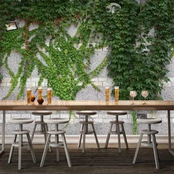 

milofi retro high-end 3d three-dimensional stone wall culture brick wall large living room bedroom TV wallpaper mural background