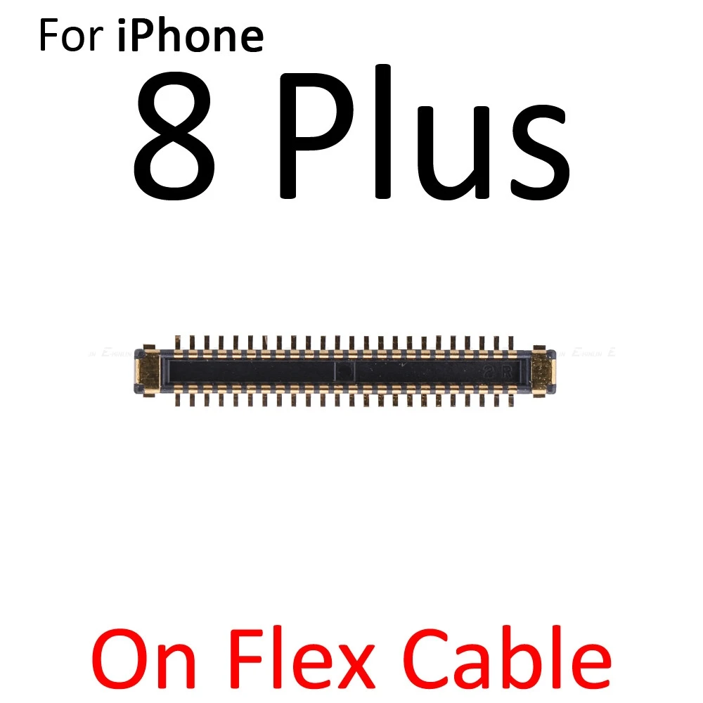 2 шт. встроенный FPC Разъем для iPhone 7 8 Plus X XR XS Max ЖК-экран на логике гибкий кабель материнской платы основная плата