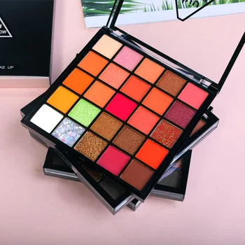 

Di nine new pearl color eye shadow 25 multicolor matte mashed potatoes super bright eye plate