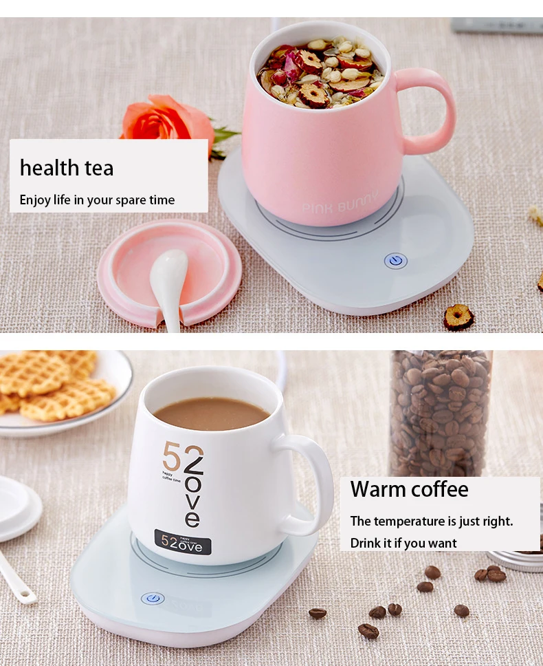 Подогреватель термостатическая подставка Подогрев coaster 16 Вт Электрический Подогрев кофейные кружки подогреватель напитков детские бутылочки подогреватель тепла