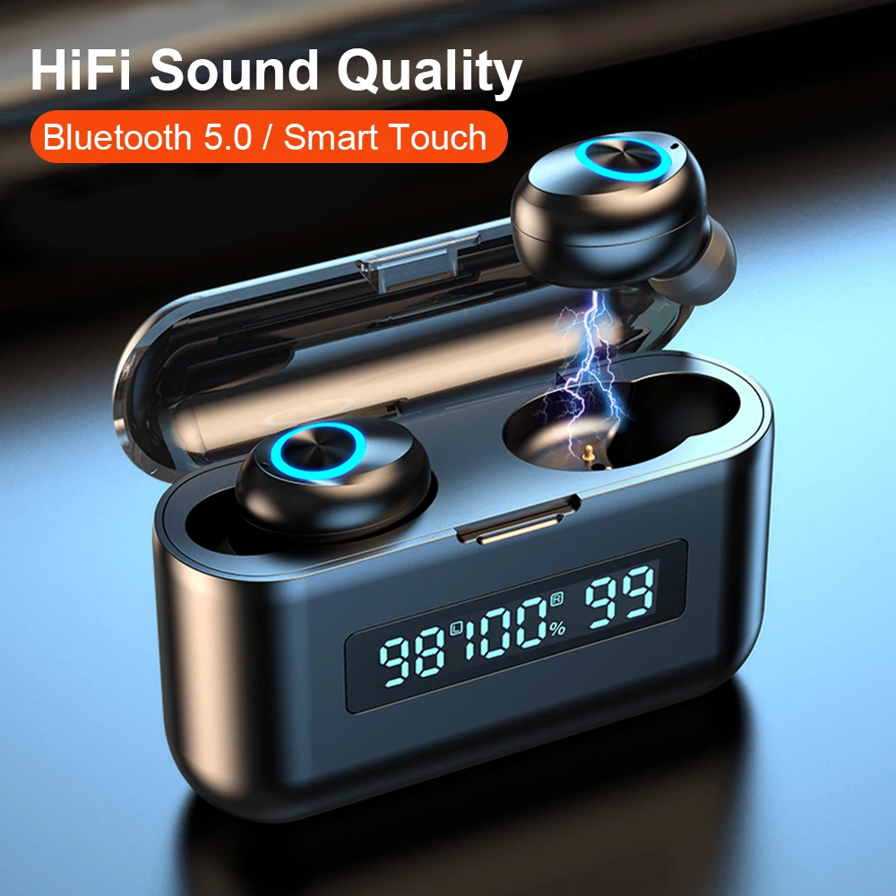 X35 TWS Original Bluetooth 5 1 Headphones Wireless Earphones Touch Headset 9D HiFI Stereo In ear Sports Earbuds With Microphone