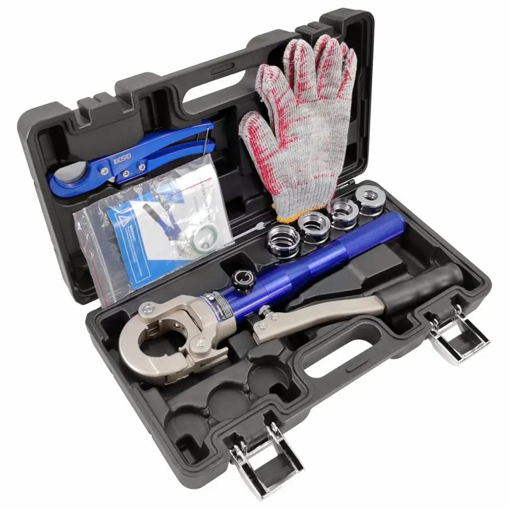 Herramienta hidráulica para prensado, fontanería, tubería Pex, de cero inoxidable y cobre, TH,U,V,M,VUS,VAU