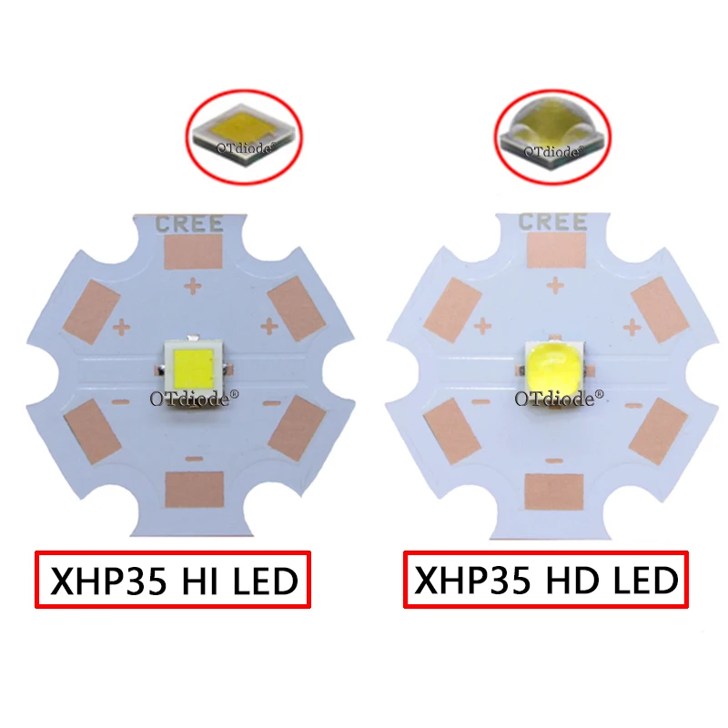 1 10 шт. CREE 12 В XHP35 HD HI холодный белый нейтральный теплый светодиодный диодный чип