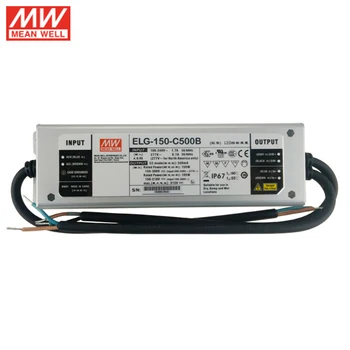 

MEAN WELL ELG-150-C500B 150W 150~300V 500mA Constant Current Dimmable led driver waterproof IP67 Dimming LED Power Supply