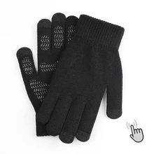 Перчатки для велоспорта трикотажные перчатки с сенсорным экраном дышащие перчатки с полными пальцами зимние теплые перчатки Полные Пальцы мужские спортивные перчатки#10