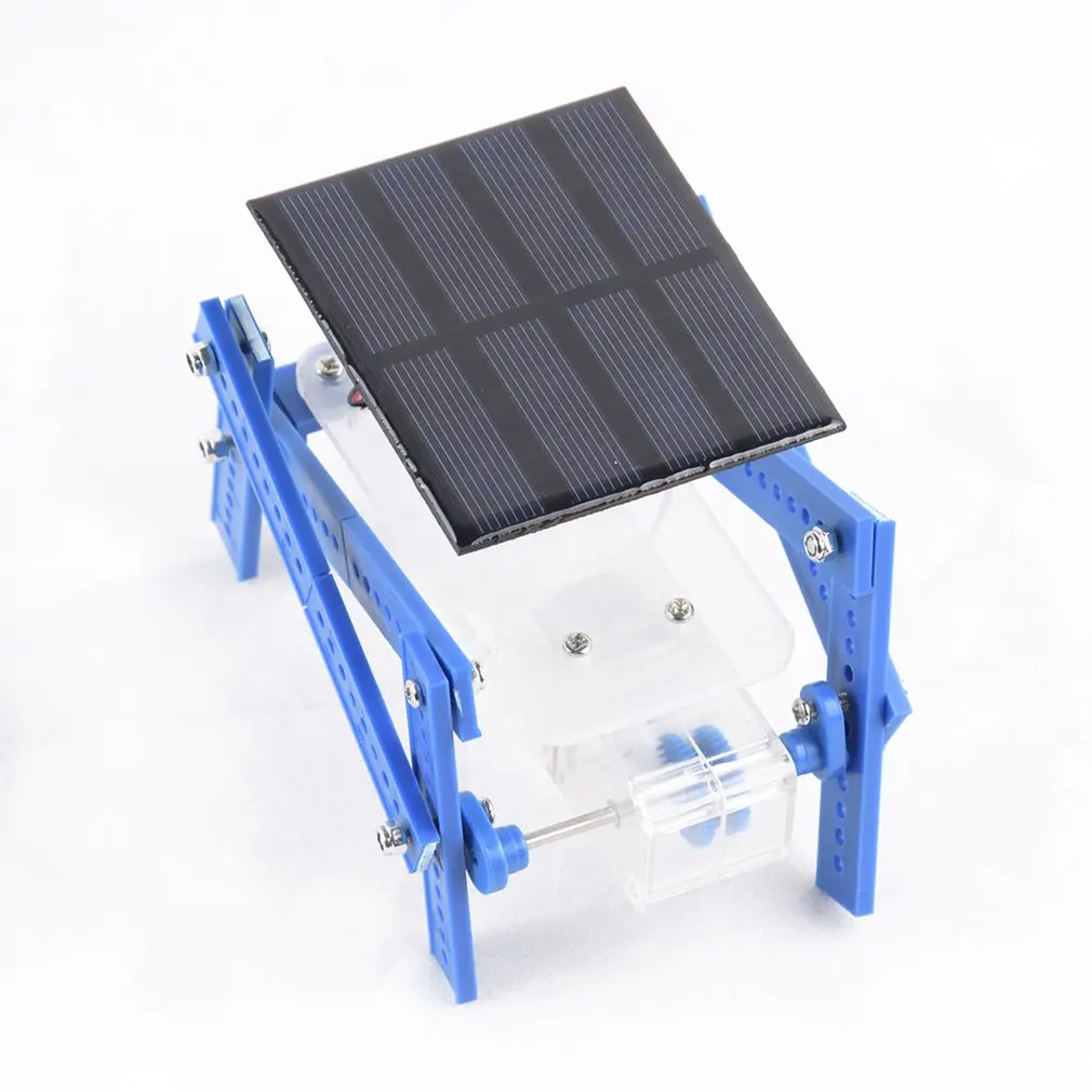 Солнечная версия четырехногого робота № 61 Diy ручной сборки материал посылка головоломка образовательное оборудование