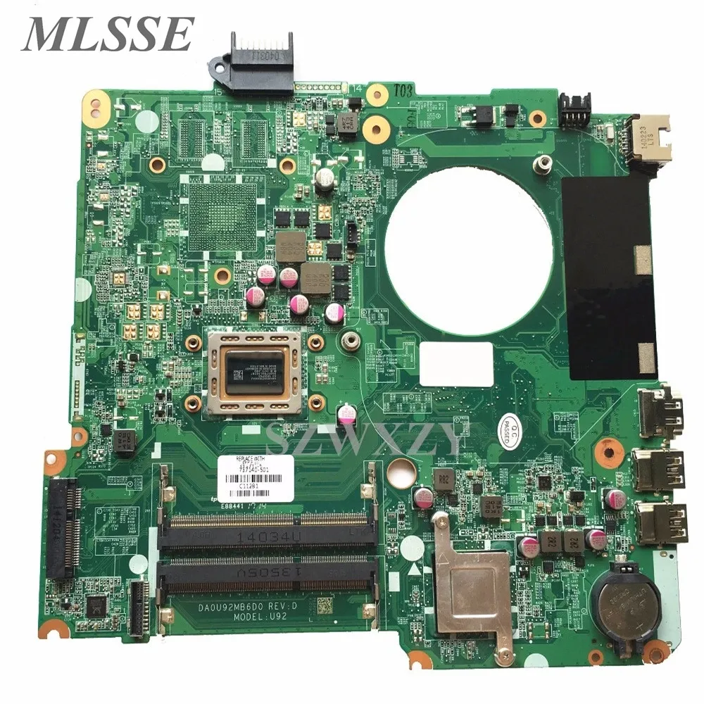 Материнская плата для ноутбука серии HP 15-N DA2U92MB6D0 737140-501 телефон не отремонтирован