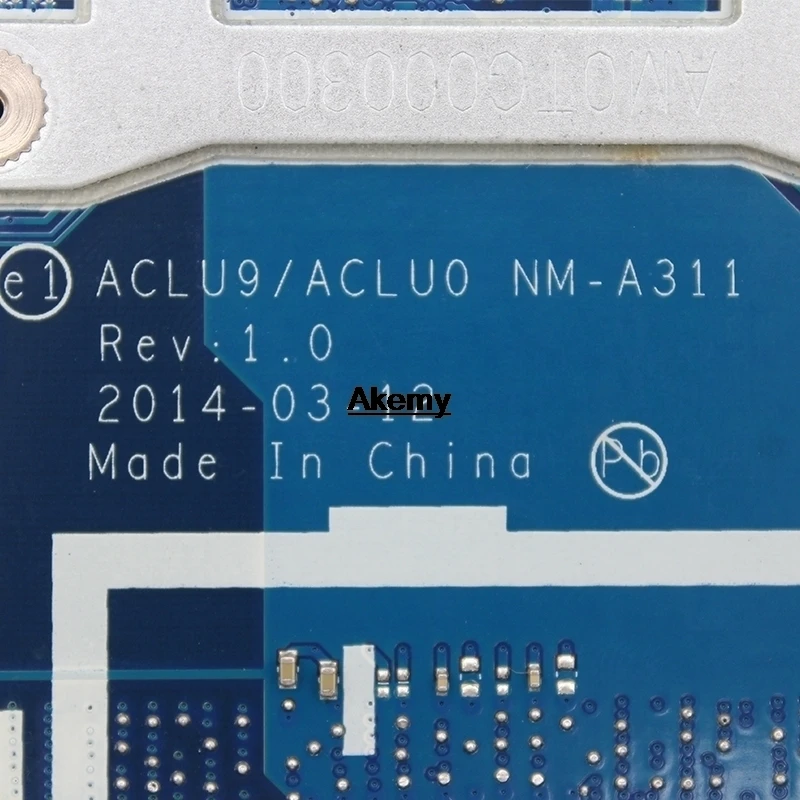 Совершенно aclu9/NM-aclu0 A311 материнская плата для ноутбука lenovo ноутбук с n2830 G50-30 cpu(тест Intel cpu