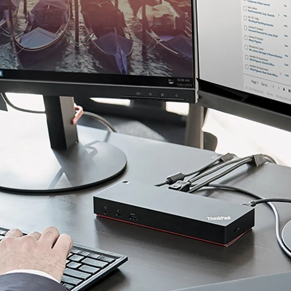 Док-станция Thinkpad type-C X270 T470 T470S S1 P51S T570 док-станция 40A90090Cn/40Ac0135Cn Lightning 3/type-C Интерфейс