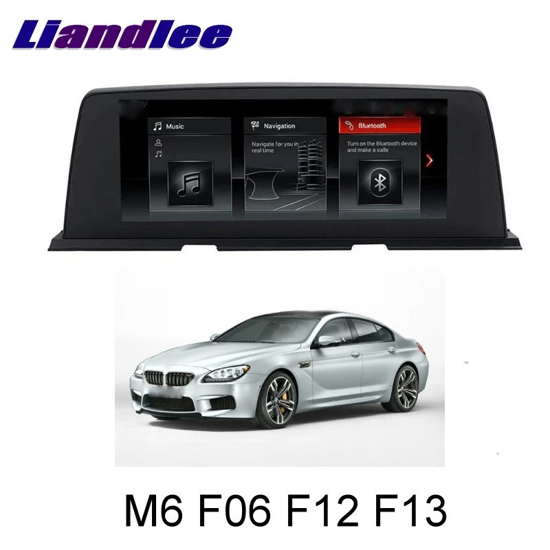 Cheap Liandlee Car Multimedia GPS DVD Player For BMW M6 F06 F12 F13 2012~2018 CarPlay TPMS original NBT System  Navigation NAVI 4