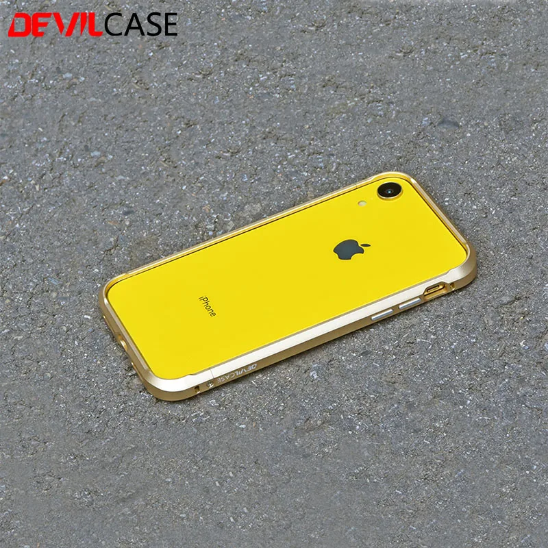 DEVILCASE для iPhone XR 6,1 дюймов тип один алюминиевый бампер рамка чехлы