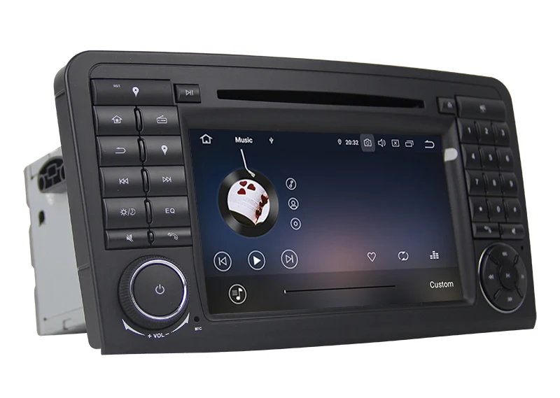 Octa Core 7 ''Android 9,0 автомобиля DVD gps плеер для Mercedes Benz ML W164 W300 ML350 ML450 ML500 GL X164 G320 GL350 GL450 GL500