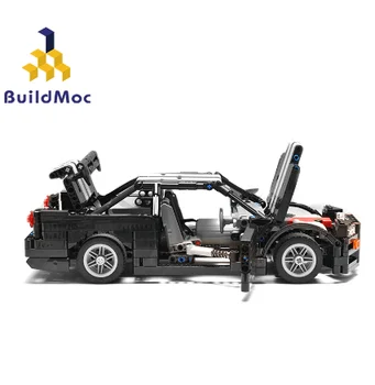 

BuildMoc Skyline R34 Endurance sports car building block Technic Racing Car 23809 MOC model bricks toys for boys