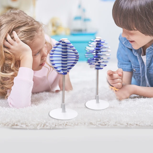 Stress Anxiety Relief for Adult Kid Creative Spiral Spinning Lollipop Rotary Toy Funny Slow Soft Kid Decompression Balls 2