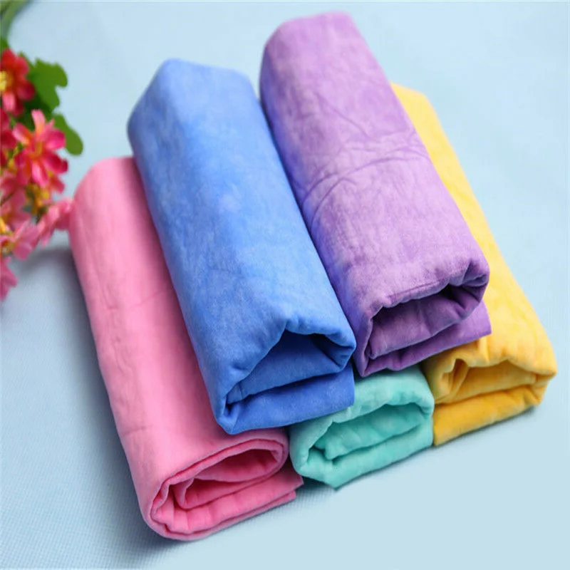 1pc PVA Soft Car Cleaning Absorbent Towels Drying Washing Cloth Kitchen Rag car Cleaning Towels accessories