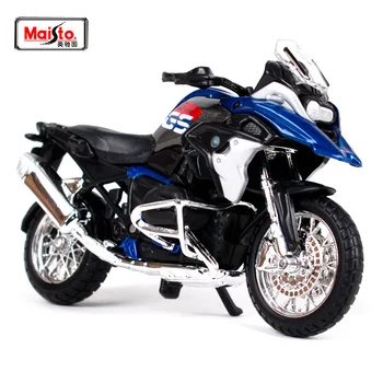 

Maisto 1:18 BMW R 1200 GS 2017 motorcycle toy black white motorbike model motorcar diecast motorcycle diecast gift for men 17060