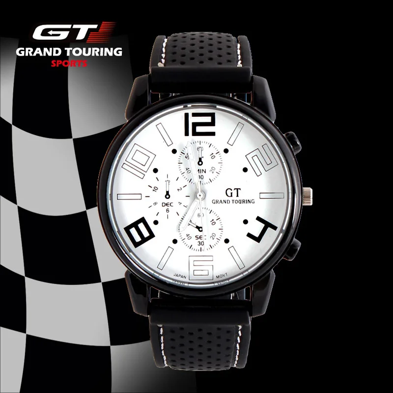 Модные и повседневные часы Grand Touring GT мужские спортивные кварцевые армейские