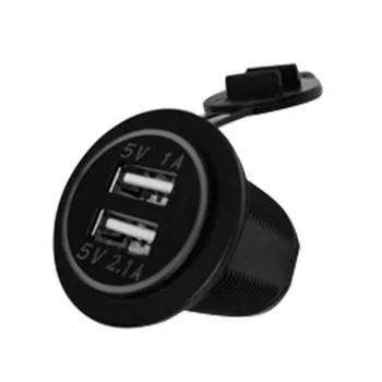 

New 12V-24V 2.0A Cigarette Lighter Socket Splitter 2 Port USB Car Charger Adaptor
