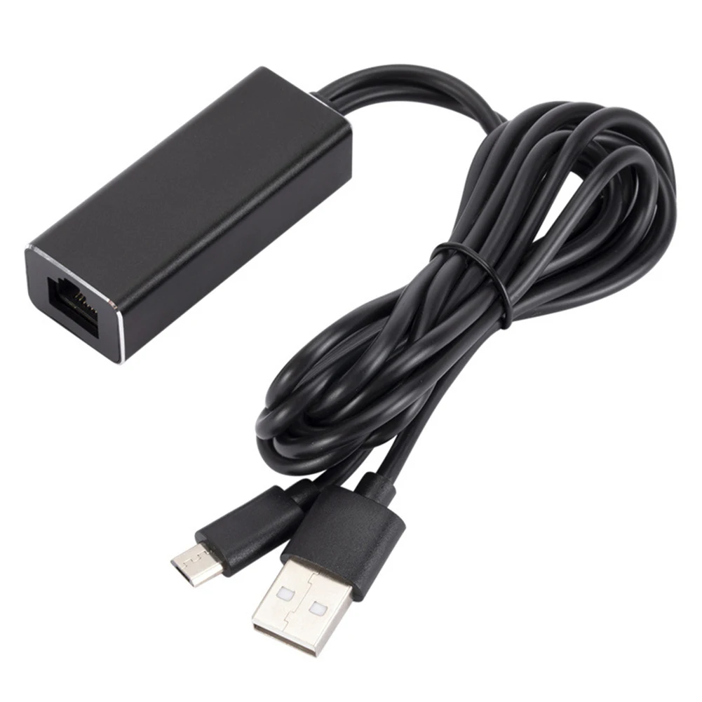 Ethernet Network Card Adapter Micro USB Power to RJ45 10/100Mbps for Fire TV Stick Chromecast Google Converter Accessories