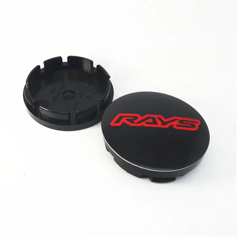 4pcs 56mm 53mm Volk Rays Racing Wheel Center Caps Hub Car Styling Rims Replacement Rims Cover Emblem Badge Auto Accessories