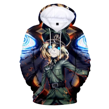 

Saga of Tanya the Evil 3D hoodies sweatshirt game around popular casual wear anime fans youth action loose new