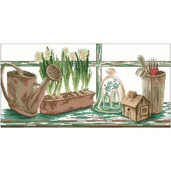 

Bonsai gardening patterns Counted Cross Stitch 11CT 14CT 18CT DIY Chinese Cross Stitch Kits Embroidery Needlework Sets