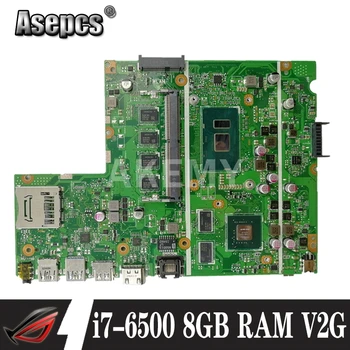 شراءAkemy X541UVK اللوحة الرئيسية I7-6500U وحدة المعالجة المركزية 8GB RAM V2G ل For Asus X541UVK X541UJ X541UV F541U R541U اللوحة الأم للكمبيوتر المحمول