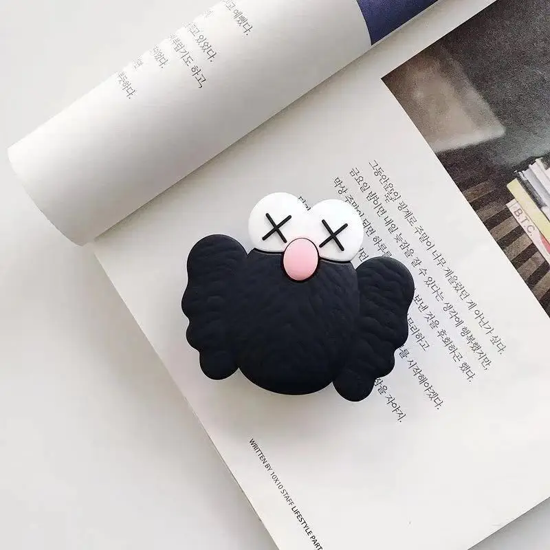 Universal Phone Socket Stand Bracket Expanding Stand stretch grip phone Holder Finger Cute Cartoon Stand for iphone xiaomi samsu - Цвет: 03