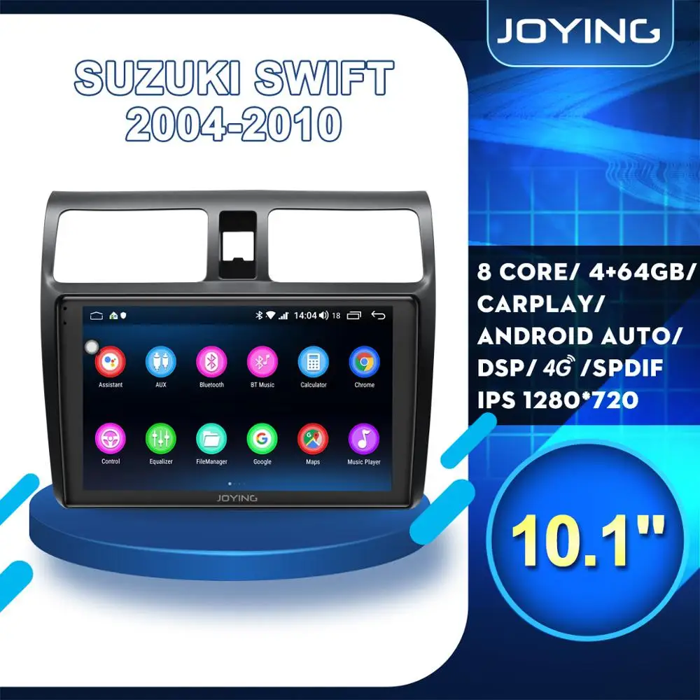 10 1 &quotAndroid 8 автомобильный стерео DVD мультимедиа для Suzuki Swift 2004 2005 2006 2007 2008 2009 2010