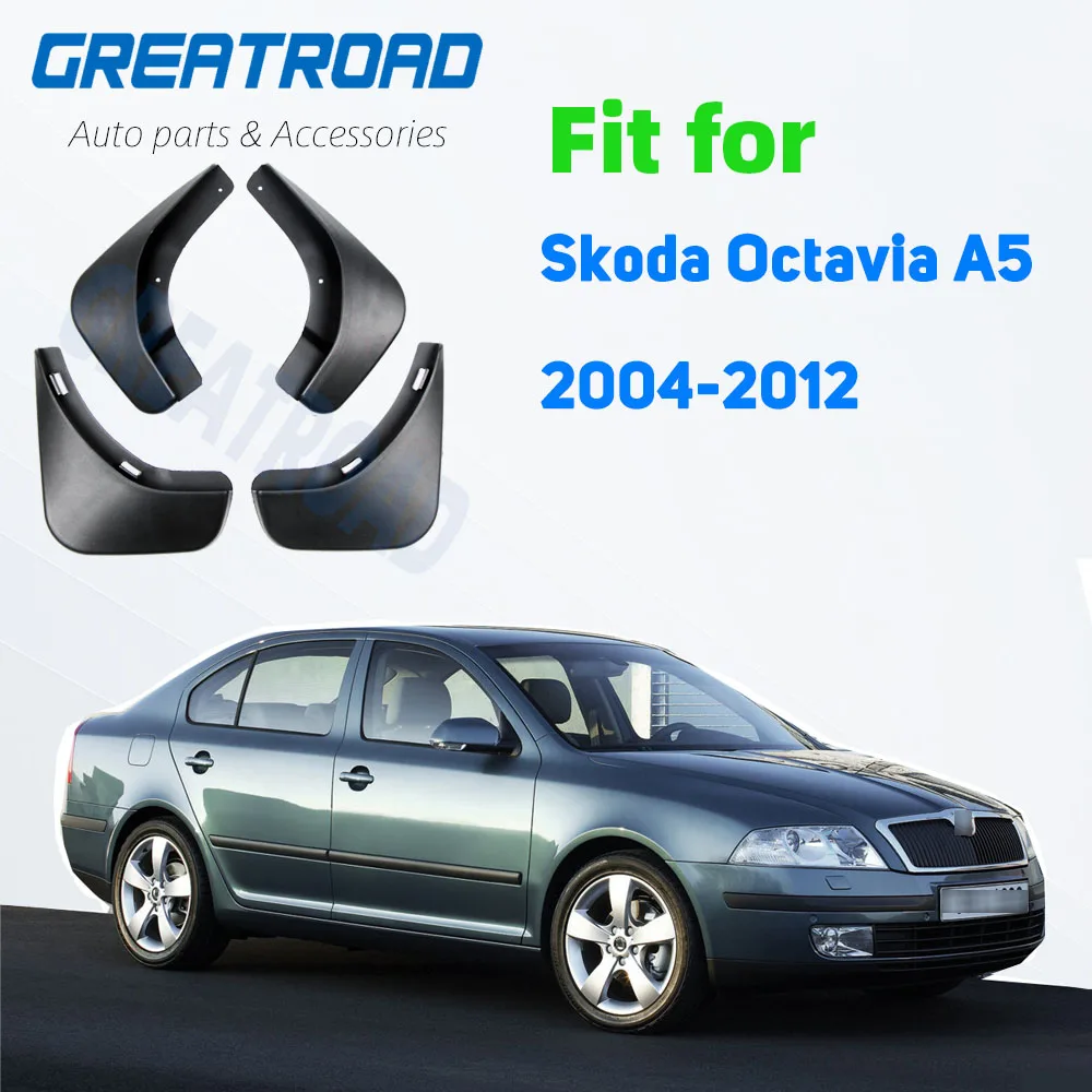 Автомобильные Брызговики для Skoda Octavia A5 2004 2012 4Dr брызговики крыло брызговиков 2011
