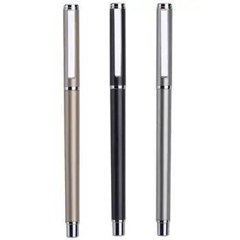 

Brand Luxury Metal Ballpoint Pen Concise Business Office Writing Roller Ball Pens For Gifts School Supplies Korean Stationery