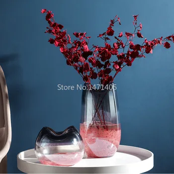 

NORDIC MODERN LIGHT LUXURY HYDROPONIC GLASS VASE LIVING ROOM DINING TABLE MODEL ROOM CREATIVE HOME DECORATION FLOWER