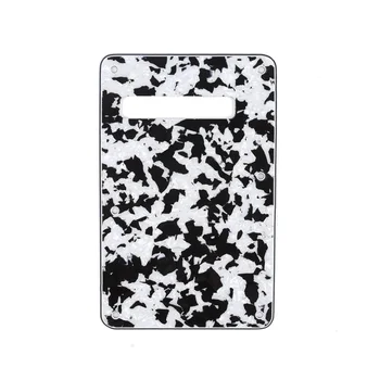 

Musiclily Guitar Strat Back Plate for Fender USA/Mexican Standard Stratocaster Modern Style, 4Ply Agate Black
