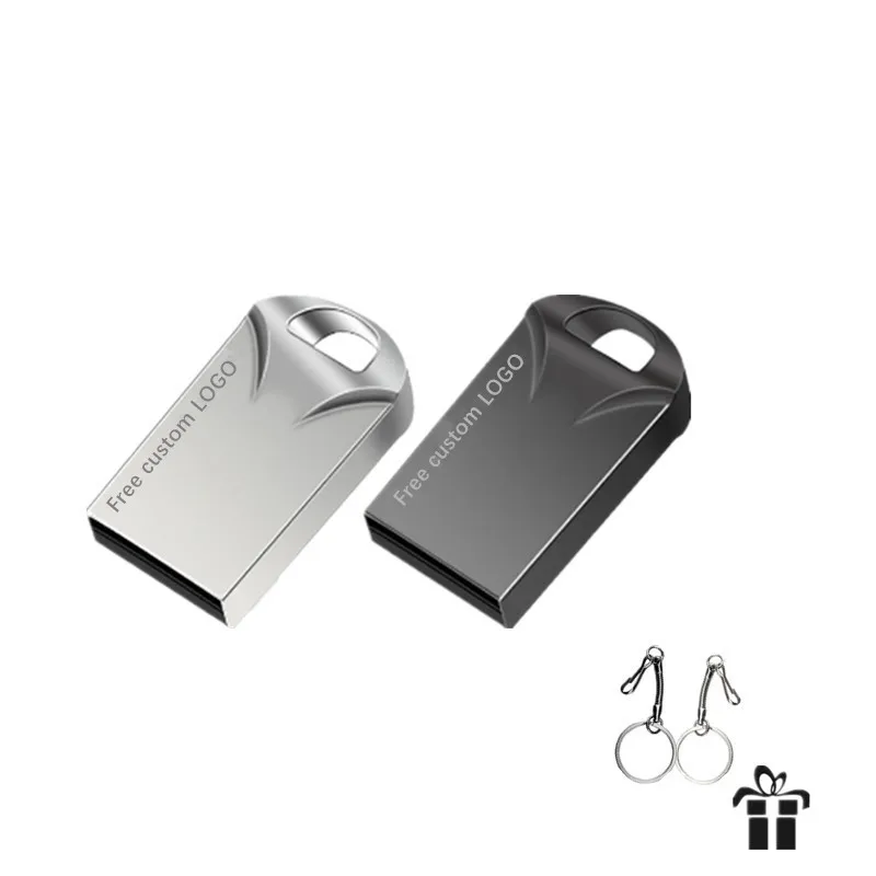Супер мини металлический usb флеш-накопитель 64 ГБ 32 16 8 128 Гб карта памяти Флешка