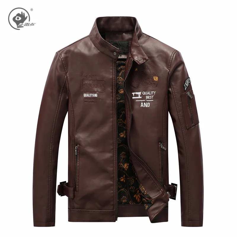 Зимняя женская мотоциклетная куртка Little Rain куртка-бомбер с вышивкой логотипа