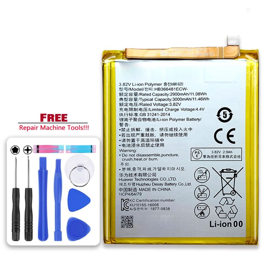 merk Pelmel financiën HB366481ECW Batterij Voor Huawei P10 Lite / P20 Lite P10Lite / P20Lite  Batery Met Tracking Nummer|Mobiele telefoon Batterijen| - AliExpress