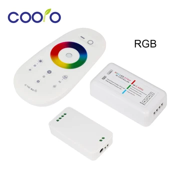 

Touch Screen LED RGB Controller 2.4G Wireless DC12-24V Touch RF Remote Control For RGB LED Strip