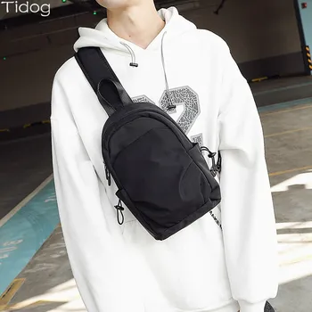 

Tidog Korean fashion casual nylon one shoulder chest bag