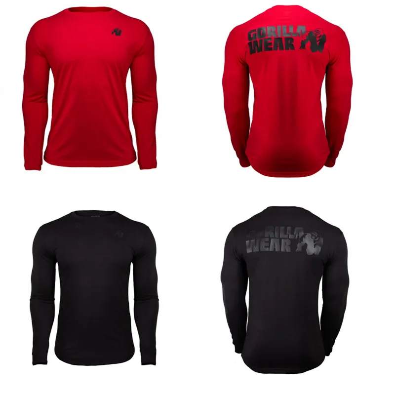 

Autumn New Arrival men long sleeved cotton running shirt men tight fitting t shirt sports tights gyms fitness training Tees tops