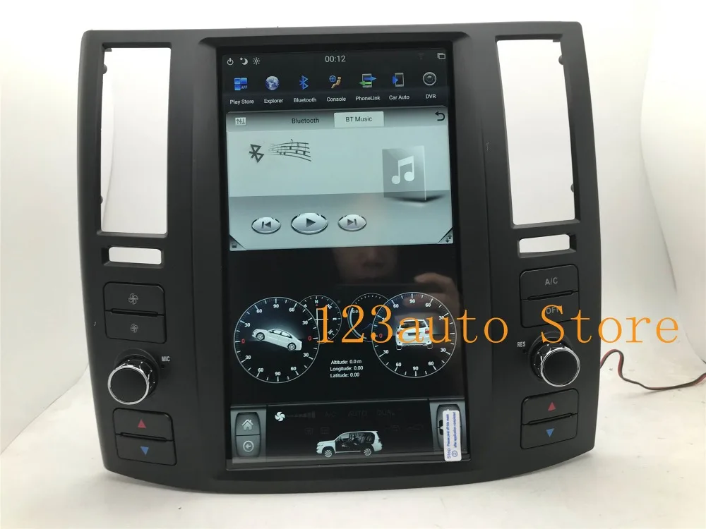 11,8 ''Tesla стиль Android 8,1 автомобильный DVD gps плеер для Infiniti FX FX25 FX35 FX45 2004-2008 радио 4 Гб ram 32 ГБ rom Авто ips