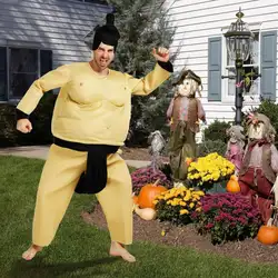 Веселые костюмы на Хэллоуин, летняя надувная Одежда для взрослых